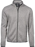 TJ Pánská melanžová pletená fleecová bunda 18. grey melange model 22499139 - Tee Jays TJ Pánská melanžová pletená fleecová bunda 18. grey melange model 22499139 - Tee Jays
