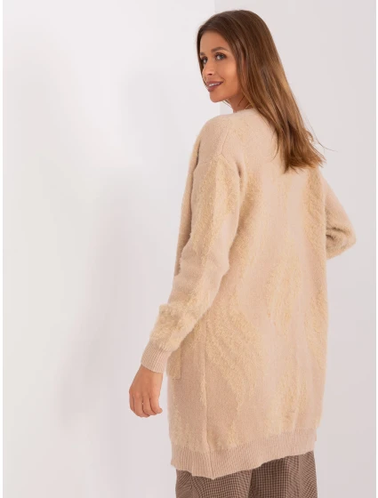 Sweter AT SW model 18990696 beżowy - FPrice Sweter AT SW model 18990696 beżowy - FPrice