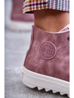 Dámské Tenisky Big Star Vysoké Zateplené Růžové EE274113 Dámské Tenisky Big Star Vysoké Zateplené Růžové EE274113