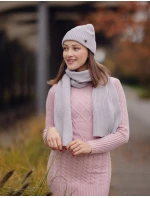 Dámský set šály a čepice Vuch Rowdy Set Light Grey Dámský set šály a čepice Vuch Rowdy Set Light Grey