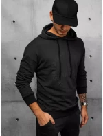 Pánské černé tepláky Dstreet AX0692 Pánské černé tepláky Dstreet AX0692