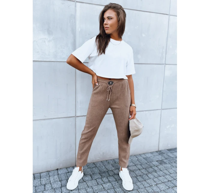 Dámské tepláky STARLUXE camel FashionStreet UY1646