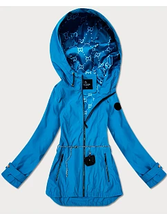 Dámský řetízkový kabát Goodlookin blue (KK6021-3)