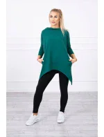 Mikina s potiskem model 21755704 zelená - K-Fashion