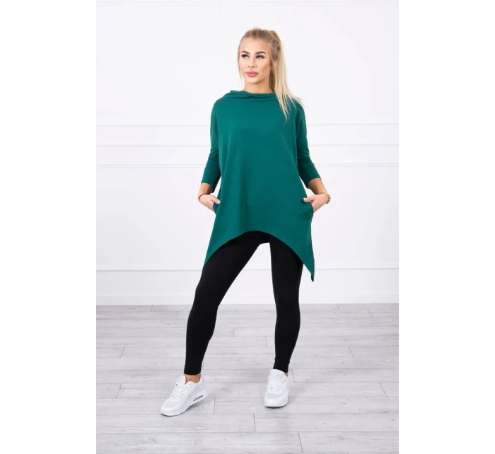 Mikina s potiskem model 21755704 zelená - K-Fashion