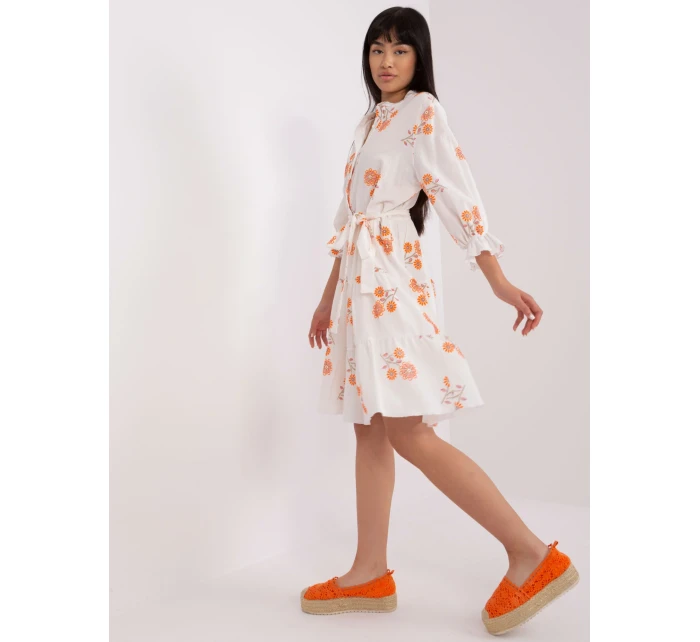 Šaty LK SK 509346.85 oranžová Šaty LK SK 509346.85 oranžová