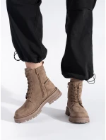 Trendy kotníčkové boty hnědé dámské Trendy kotníčkové boty hnědé dámské