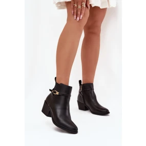 Boty na podpatku model 218510 Step in style Boty na podpatku model 218510 Step in style