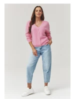 Svetr na zapínání  model 223255 Makadamia