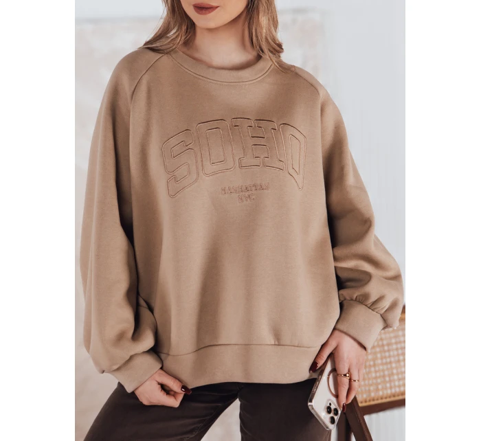 Dámská mikina COSYONE coffee v jedné velikosti FashionStreet BY1351