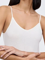 Beauty Layers Spaghetti Top Wool - WHITE - TRIUMPH WHITE - TRIUMPH