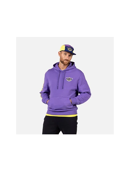 Mikina ROSSIGNOL Super Hoodie, fialová