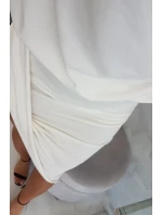 Asymetrické šaty v barvě ecru Asymetrické šaty v barvě ecru