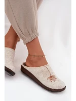 Dámské domácí obuv pantofle model 21714570 béžové - Inblu