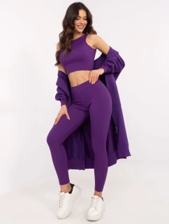 Sada EM KMPL 851.86P tmavě fialová