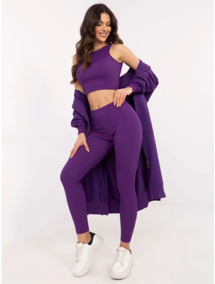 Sada EM KMPL 851.86P tmavě fialová