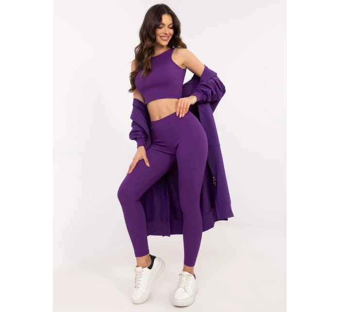 Sada EM KMPL 851.86P tmavě fialová