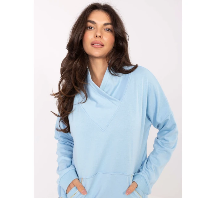 Bluza RV BL model 21334712 jasny niebieski - FPrice Bluza RV BL model 21334712 jasny niebieski - FPrice