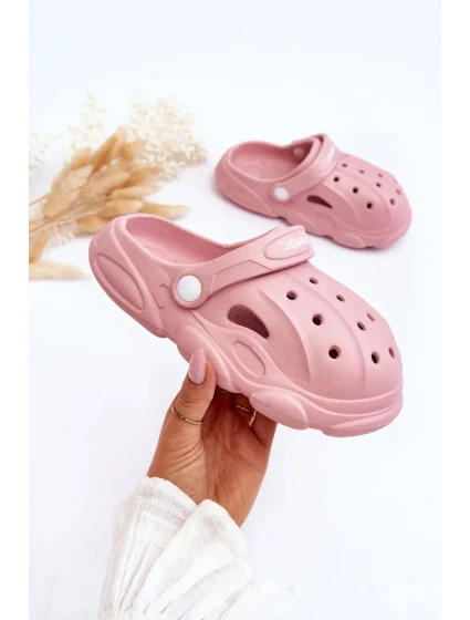 Dětské pěnové pantofle Crocs Růžove Cloudy Dětské pěnové pantofle Crocs Růžove Cloudy