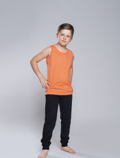 Chlapecké tričko Tytus na široká ramínka - oranžové