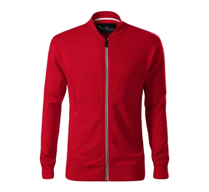 Bomber mikina pánská model 20633473 red - MALFINI, a.s. Bomber mikina pánská model 20633473 red - MALFINI, a.s.