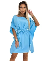 Motýlí šaty 287-26 SOFIA světle modré - Numoco