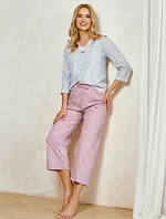 3448 DÁMSKÉ DLOUHÉ PYŽAMO DEBORA M-XL