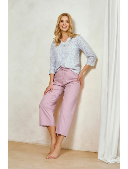 DÁMSKÉ DLOUHÉ PYŽAMO MXL model 21204492 - Taro DÁMSKÉ DLOUHÉ PYŽAMO MXL model 21204492 - Taro