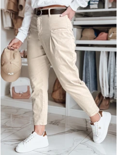 Dámské chinos kalhoty CHINOSKA light beige FashionStreet UY2557