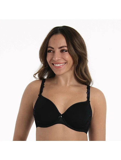 podprsenka s kosticí košíčky se black model 22104490 - RosaFaia podprsenka s kosticí košíčky se black model 22104490 - RosaFaia