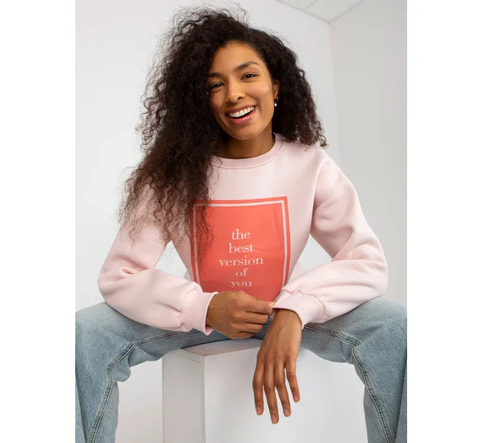 Mikina EM BL 617 model 17892715 světle růžová - FPrice