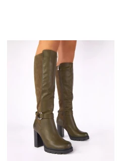 Kozačky na podpatku model 222344 Solea