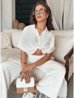 Dámská košile bílá Dstreet model 21977025 - FashionStreet Dámská košile bílá Dstreet model 21977025 - FashionStreet