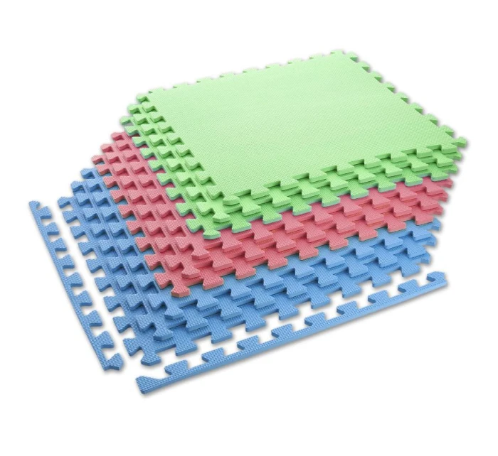 Multipack One Fitness puzzle podložka MP10 zeleno-modro-červená 9 dílků 10 mm Multipack One Fitness puzzle podložka MP10 zeleno-modro-červená 9 dílků 10 mm