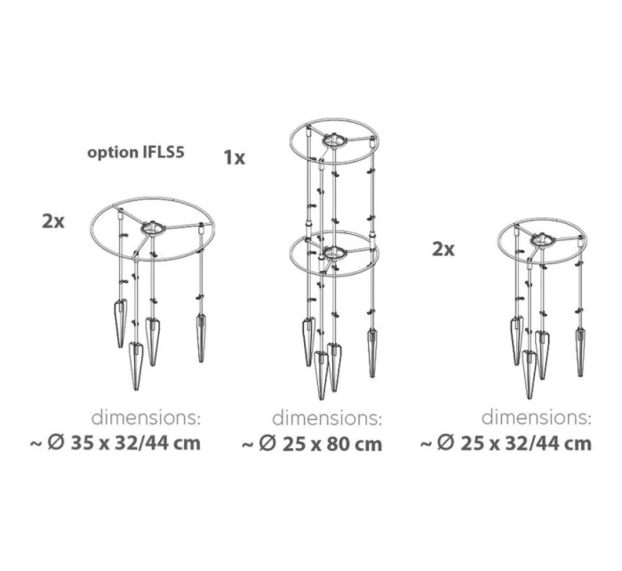 PODPĚRY PRO ROSTLINY PODPĚRY PRO KVĚTINY ROZMĚRY ŠÍŘKA 25 A 35 CM ZELENÁ LESNÍ ZELENÁ