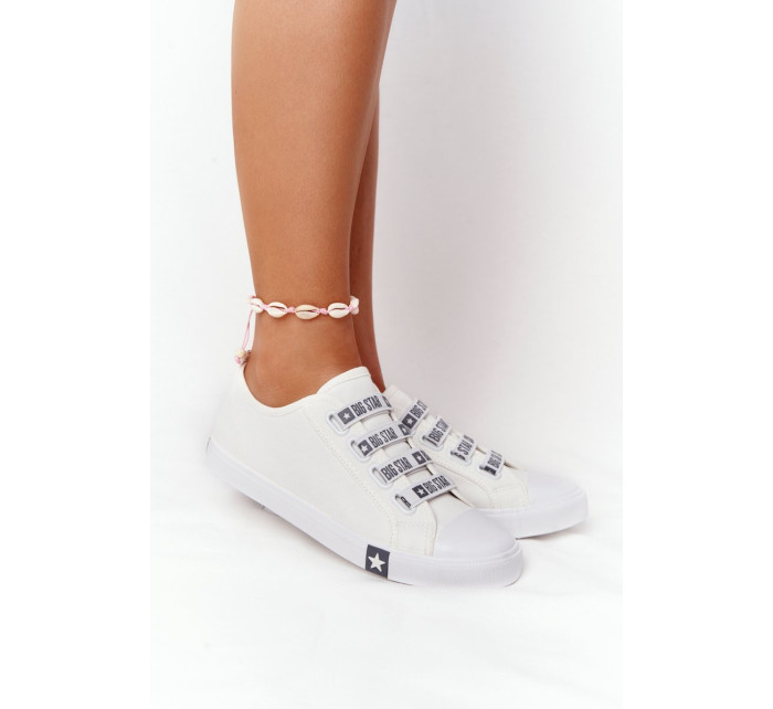 Women's Sneakers With Drawstring BIG STAR White