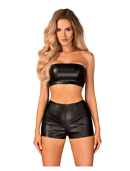 Sexy šortky  black  model 17924735 - Obsessive