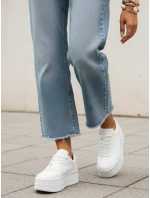 Sneakersy damskie na białe model 22004864 - FashionStreet Sneakersy damskie na białe model 22004864 - FashionStreet