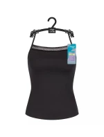 sloggi GO Ribbed Spaghetti Top - BLACK - SLOGGI BLACK - SLOGGI