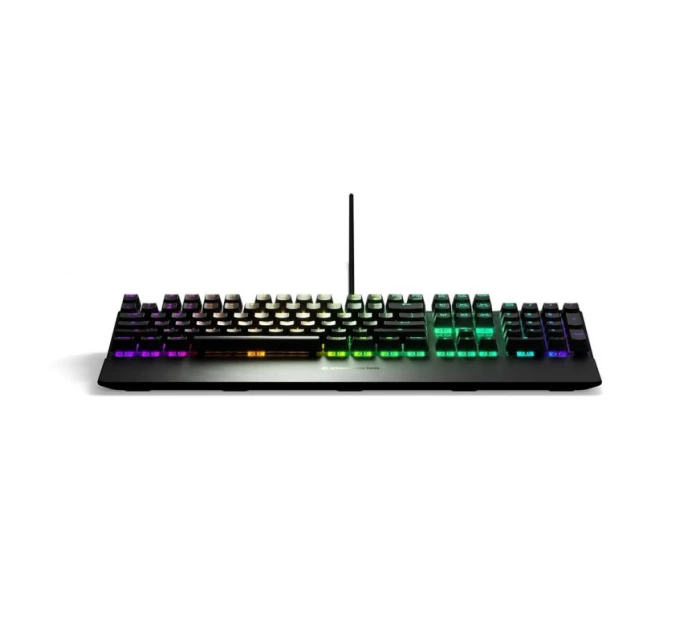 SteelSeries Apex 5 herní klávesnice, US layout, drátová, černá SteelSeries Apex 5 herní klávesnice Hybridní modré mechanické herní spínače s garancí 20 milionů stisků, inteligentní OLED displej SteelSeries Apex 5 herní klávesnice, US layout, drátová, černá SteelSeries Apex 5 herní klávesnice Hybridní modré mechanické herní spínače s garancí 20 milionů stisků, inteligentní OLED displej