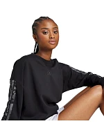 Dámská mikina Animal Print 3Stripes French Terry Sweatshirt black model 21720677 - ADIDAS