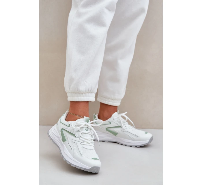 Dámské Sportovní Boty Big Star NN274A095 HI-POLY SYSTEM Bílá-Zelená Dámské Sportovní Boty Big Star NN274A095 HI-POLY SYSTEM Bílá-Zelená