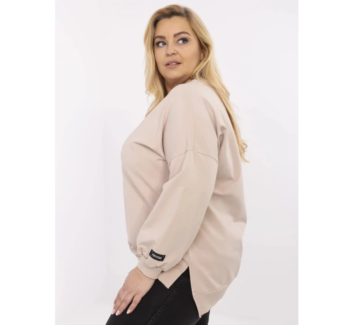 Bluza RV BZ model 21072703 beżowy - FPrice Bluza RV BZ model 21072703 beżowy - FPrice