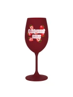 Personalizovaná sklenice s ovocem a textem Personalizovaná sklenice s ovocem a textem