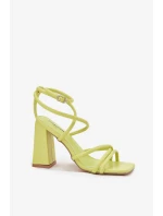 Sandály na podpatku model 213921 Step in style Sandály na podpatku model 213921 Step in style
