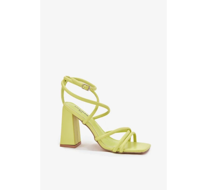 Sandály na podpatku model 213921 Step in style Sandály na podpatku model 213921 Step in style