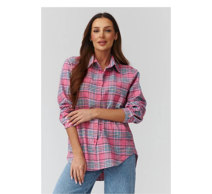 Košile s dlouhým rukávem  model 224091 Makadamia