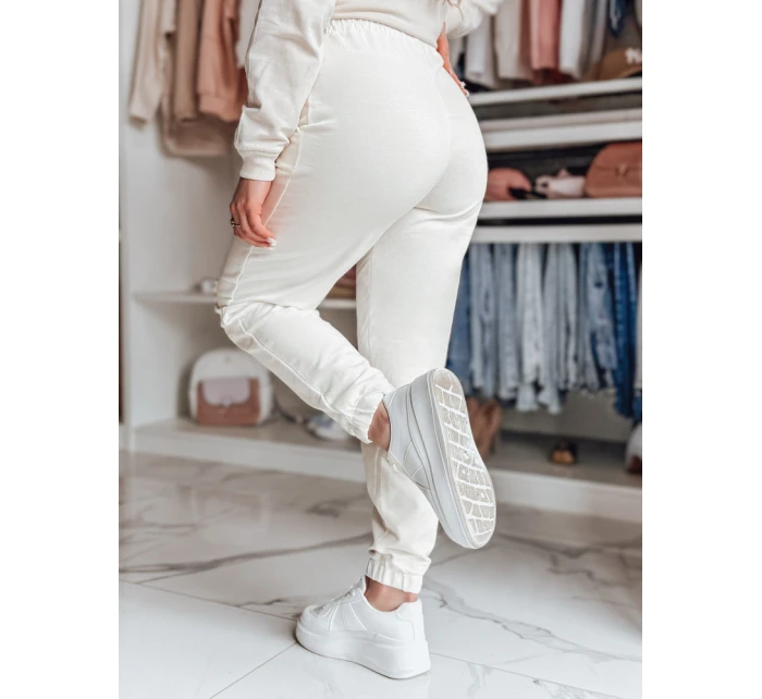 Dámské tepláky SWAN ecru FashionStreet UY2082