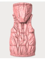 bezrękawnik damski z kapturem Goodlookin różowy model 22032796 - S'WEST bezrękawnik damski z kapturem Goodlookin różowy model 22032796 - S'WEST