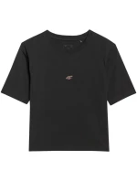 Dámské tričko 4F F2971 tmavě černé 4FWAW25TTSHF2971 20S